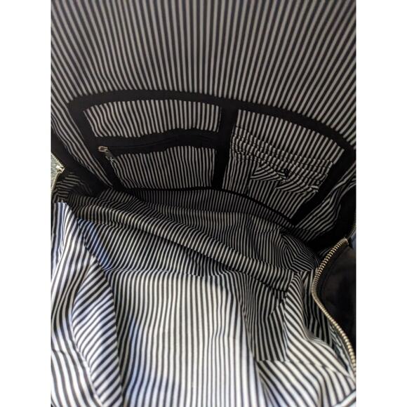 Tablet Backpack Padded Striped Interior Compartments Lightweight‎ Office Durable - Picture 3 of 7